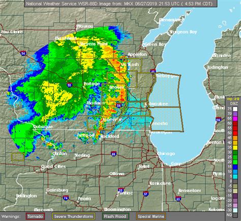 fond du lac wi radar map.